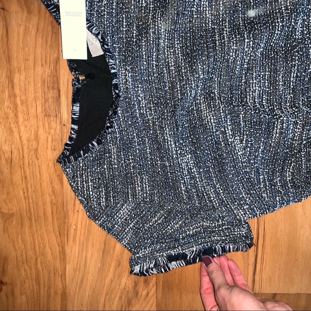 Fringe Tweed Shift Dress- Ann Taylor LOFT - Picture 2 of 6